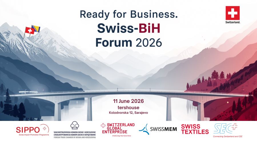 Švicarsko-BiH poslovni forum “Ready for Business” 11. juna u Sarajevu